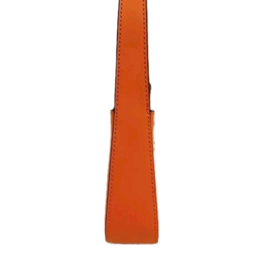 Michael Kors Orange Lyra Small Leather Handbag/ Clutch (NWT) - Picture 5 of 10